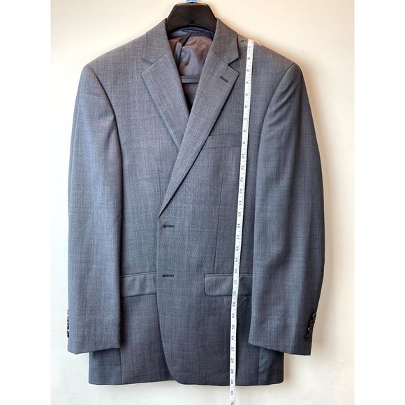Lauren Ralph Lauren Mens Blazer Coat Jacket Single Breasted Slate Gray Size 40R - Picture 3 of 7